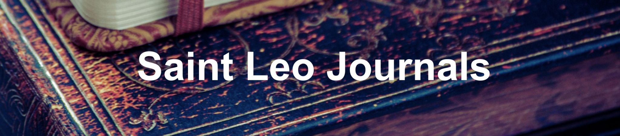 Scholarship - Saint Leo University Journals - Saint Leo University